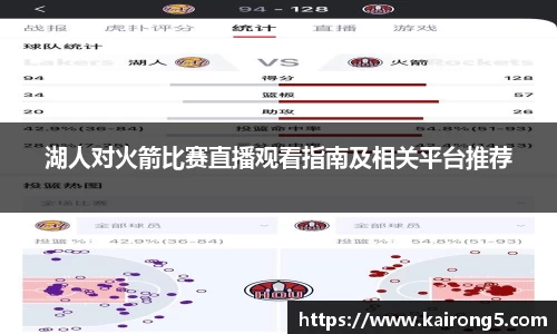 湖人对火箭比赛直播观看指南及相关平台推荐